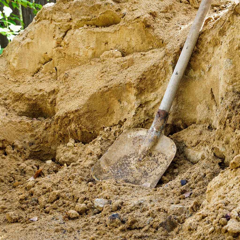 Digging soil